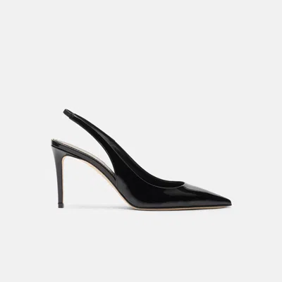 Scarosso X Brian Atwood Sutton Slingback Pumps In Black