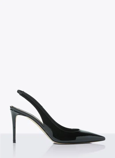 Scarosso X Brian Atwood Sutton Slingback Pumps In Black