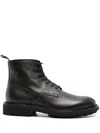 Scarosso Thomas Lace-up Leather Boots In Black