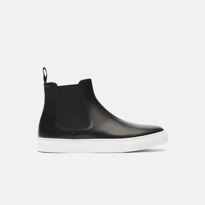 Scarosso Sneakers Tommaso Nero Calf Leather In Black Calf