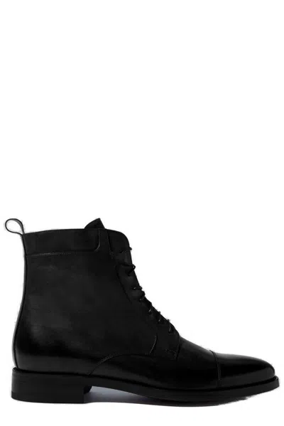 Scarosso Totò Lace In Black Calf
