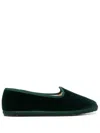 Scarosso Valentina Slip-on Loafers In Grün