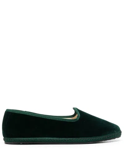 Scarosso Valentina Slip-on Loafers In Grün