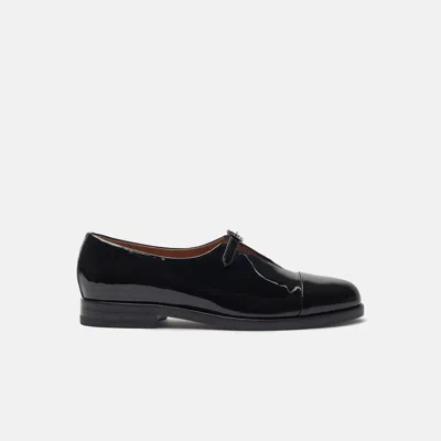 Scarosso Vittoria Black Patent - Woman Monks Black In Black - Patent