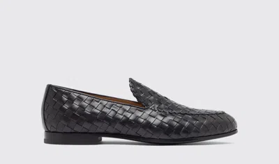 Scarosso Vittorio Black - Man Loafers Black In Black - Calf