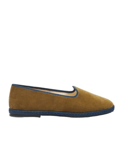 Scarosso William Iv Velvet Loafers In Brown