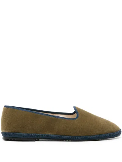 Scarosso William Iv Velvet Loafers In Brown