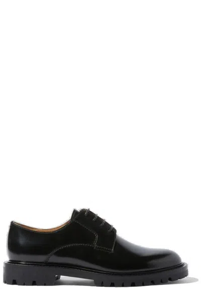 Scarosso Wooster Iii Lace-up Shoes In Black - Brushed Calf
