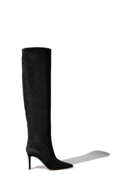 Scarosso X Brian Atwood Carra Knee In Black