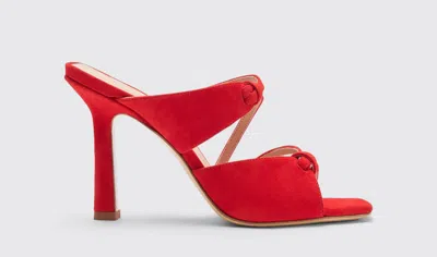 Scarosso Zoe Red Suede In Red - Suede