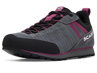 Scarpa Crux 2 Wmn Women's Shoes Smoke/raspberry: Eu 38 (us Women's 7) B - Medium, Suede In Multi