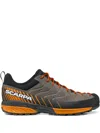 Scarpa Lace-up Suede Trainers In Gray