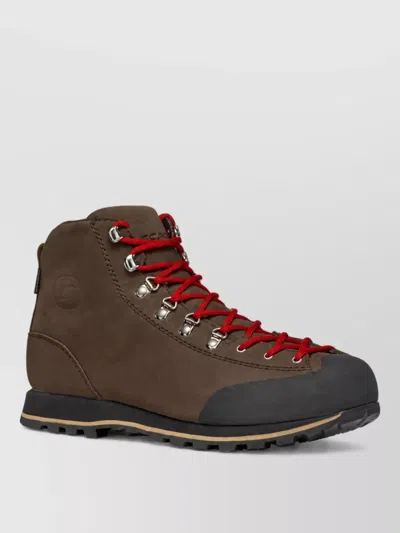 Scarpa Leather Ankle Boots In Brown