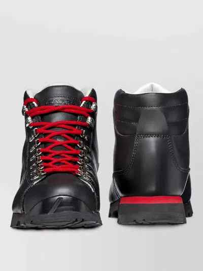 Scarpa Leather Ankle Boots In Black
