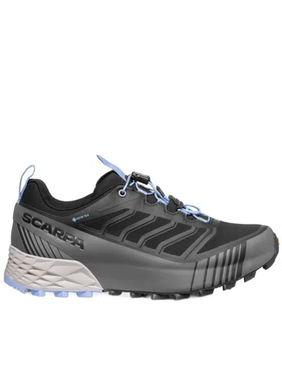 Scarpa Low-profile Trail Running Shoes With Textured Sole In Black