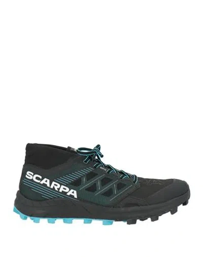 Scarpa Man Sneakers Black Size 10 Textile Fibers