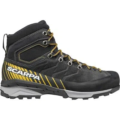 Pre-owned Scarpa Mescalito Trk Gtx Boot - Men's Dark Anthracite/mustard, 46.0 In Yellow