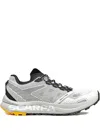 Scarpa Mesh-panelling Sneakers In Gray