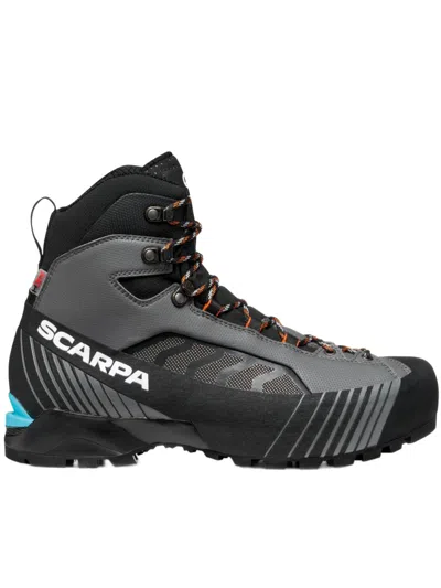 Scarpa Mid-height Hiking Boot With Breathable Mesh In Black