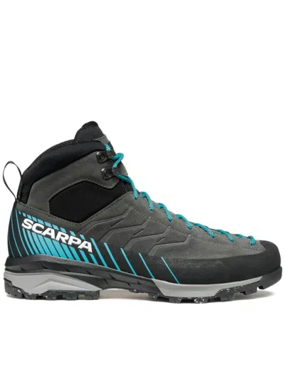 Scarpa Mid-height Hiking Shoe With Durable Traction Sole And Streamlined Silhouette In Gray