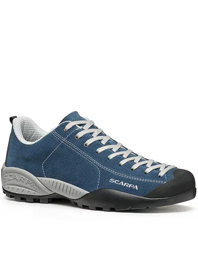 Scarpa Mojito Blue Leather Shoes