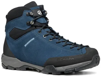 Pre-owned Scarpa Mojito Hike Gtx Men | Leather, Synthetic - In Blue