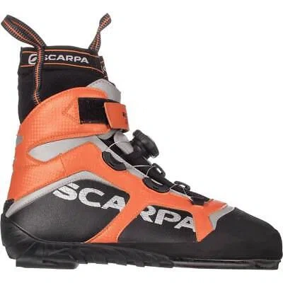 Pre-owned Scarpa Rebel Ice Boot Black/orange, 42.0