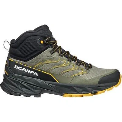 Pre-owned Scarpa Rush 2 Mid Gtx Hiking Boot - Men's Moss/sulphur, 45.0