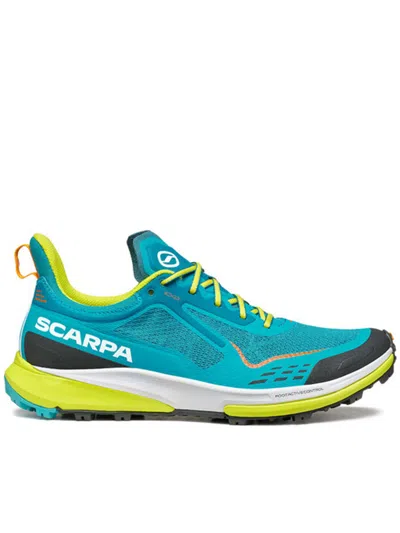 Scarpa Turquoise Golden Gate Kima Rt Running Sneakers In Green