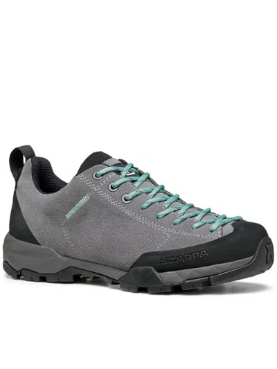 Scarpa Waterproof Suede Hiking Sneakers With Gore-tex Membrane In Gray