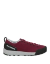 Scarpa Woman Sneakers Burgundy Size 7 Textile Fibers In Red