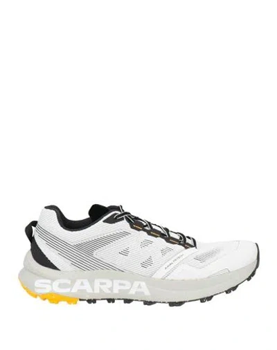 Scarpa Woman Sneakers Off White Size 8 Textile Fibers, Synthetic Fibers In Multi