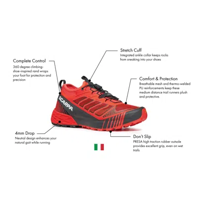 Scarpa Women's Ribelle Run Trail Running & Hiking Shoes In Red