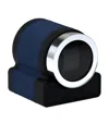 Scatola Del Tempo Leather Rotor One Automatic Watch Winder In Blue
