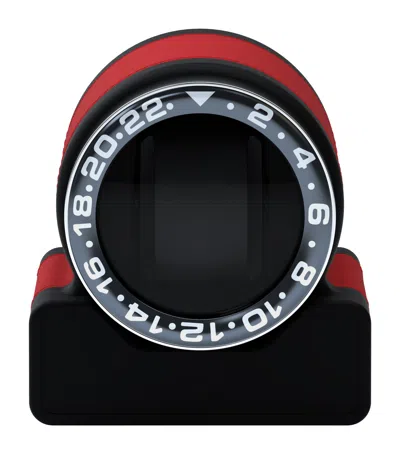 Scatola Del Tempo Rotor One Sport Watch Winder In Red