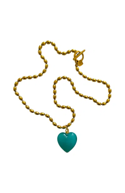 Sccollection Bacio Necklace In Gold