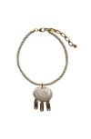 Sccollection Capri Choker In Brown