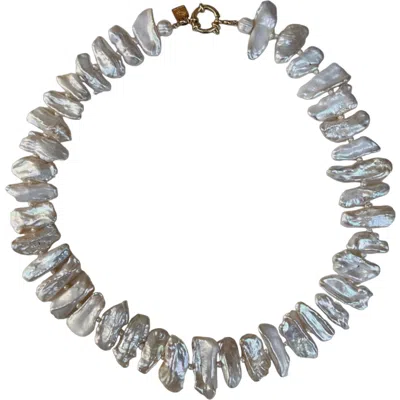 Sccollection Cora Necklace In Metallic