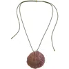 Sccollection Lily Necklace In Brown