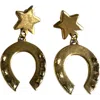 Sccollection Lucky Earrings In Gold