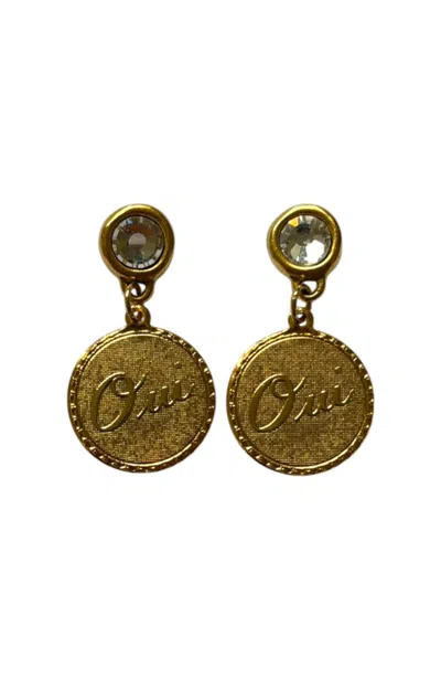 Sccollection Oui Earrings In Gold