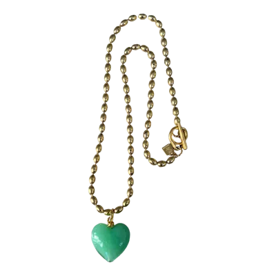 Sccollection Women's Bacio Necklace - Seafoam Green