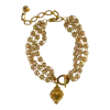 Sccollection Women's Gold Donatella Rhinestone Choker
