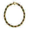 Sccollection Women's Green / Pink Ruby Necklace In Multi