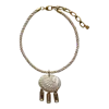 Sccollection Capri Choker In Metallic