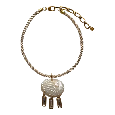 Sccollection Capri Choker In Brown