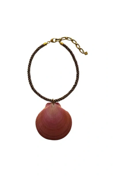 Sccollection Zoe Choker In Brown