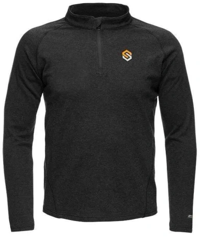 Scentlok Men's  Be:1 Trek Base Long Sleeve Mock Neck Base Layer In Black
