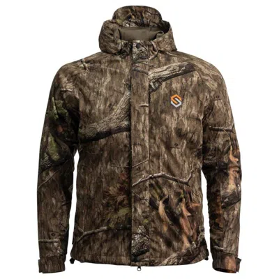 Scentlok Men's  Vapour Waterproof Midweight Hooded Softshell Jacket In Brown
