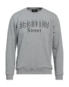 Scervino Man Sweatshirt Grey Size S Cotton In Grey